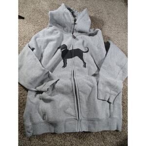 The Black Dog Legacy Collection Grey Zip Up Hoodie Large Martha's Vineyard